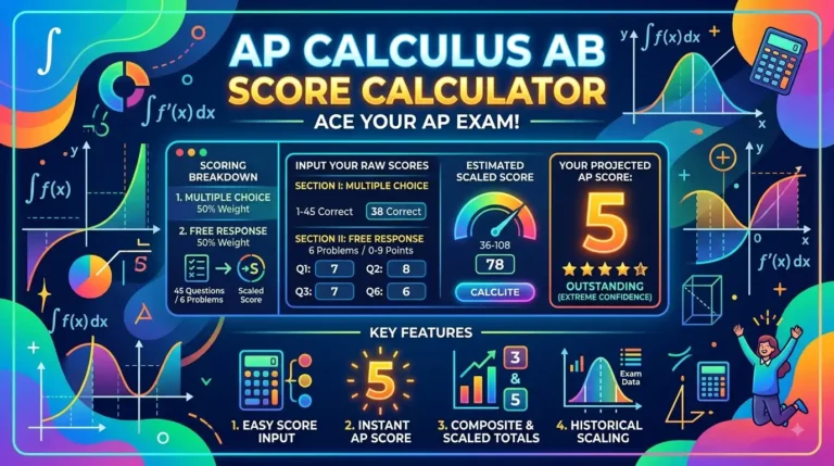 AP Calculus AB Score Calculator image