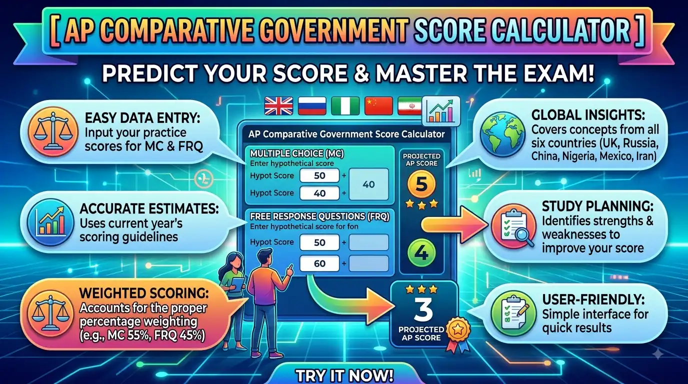 AP Comparative Government Score Calculator image