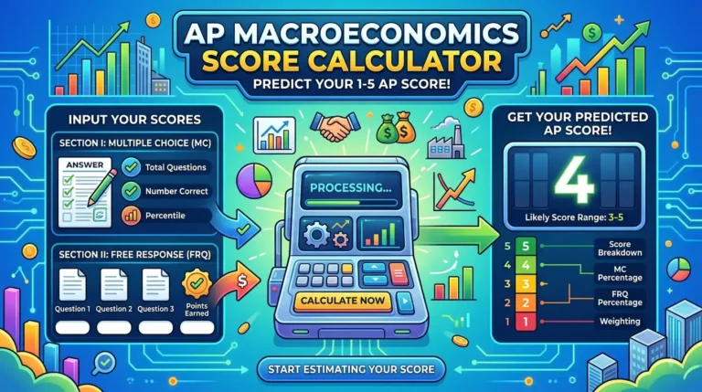 AP Macroeconomics Score Calculator image