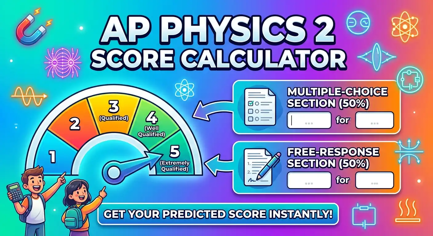 AP Physics 2 Score Calculator image