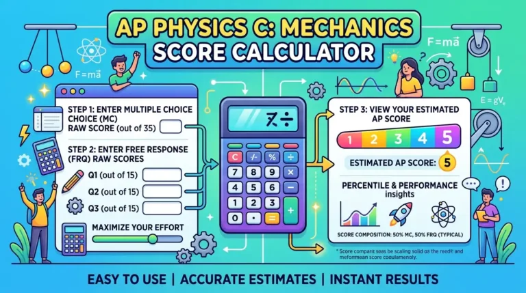 AP Physics C Mechanics Score Calculator image