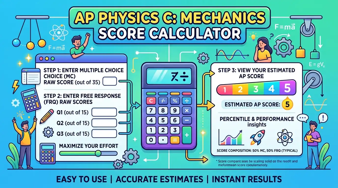 AP Physics C Mechanics Score Calculator image