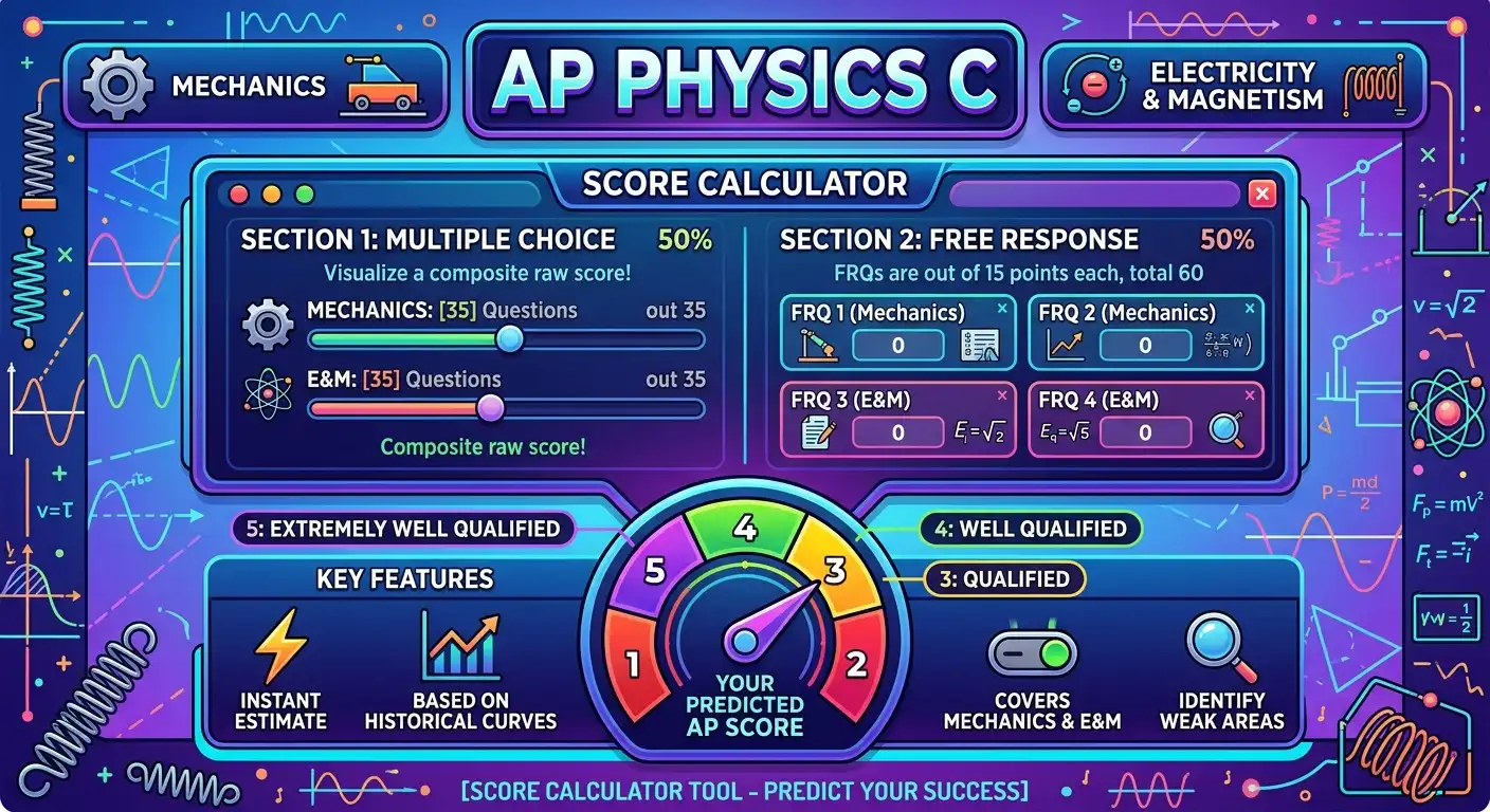 AP Physics C Score Calculator image