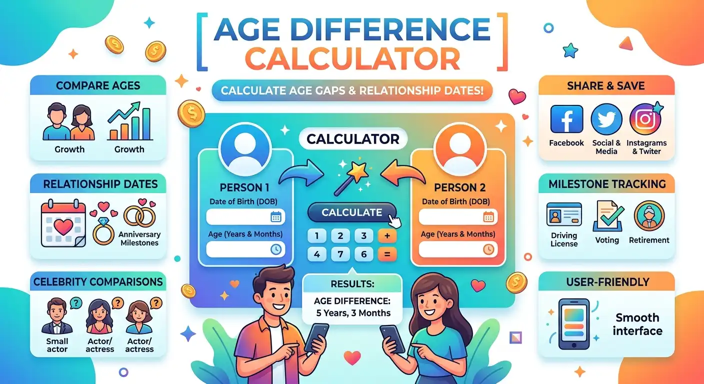 Age Difference Calculator image