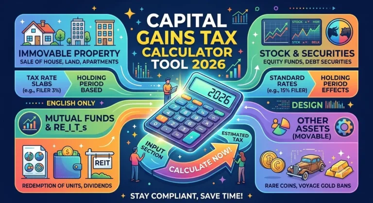 Capital Gains Tax Calculator Tool 2026