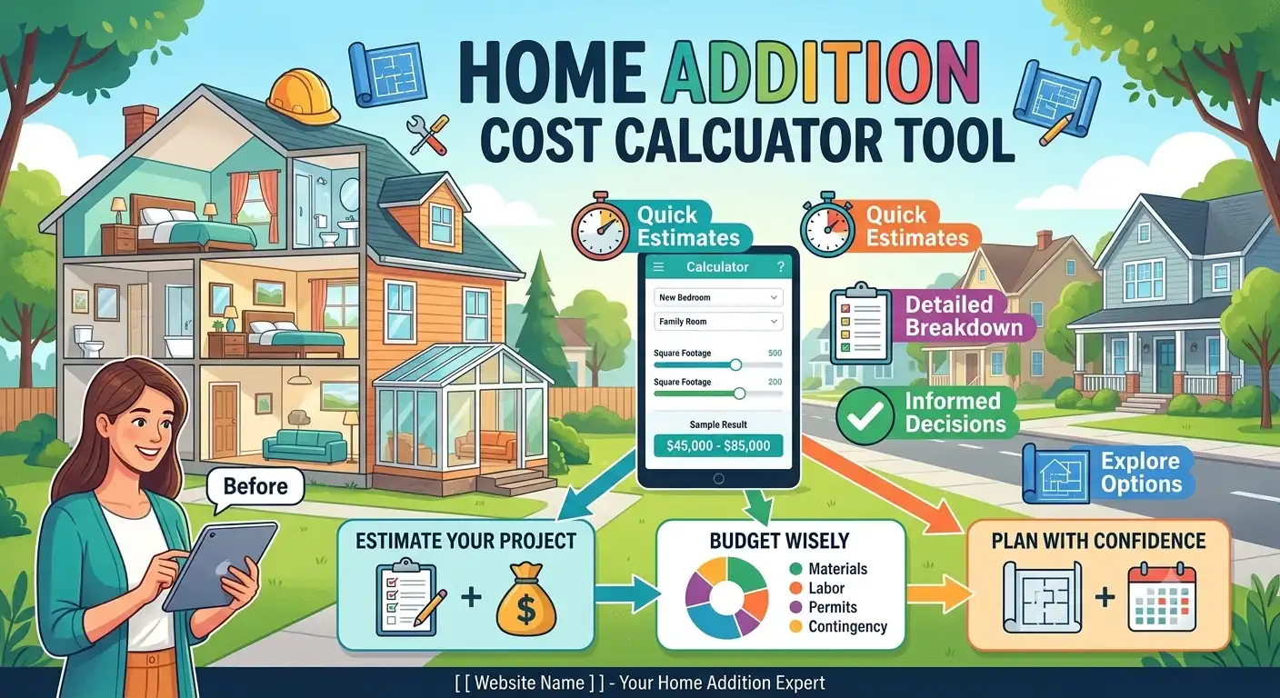 Home Addition Cost Calculator Tool
