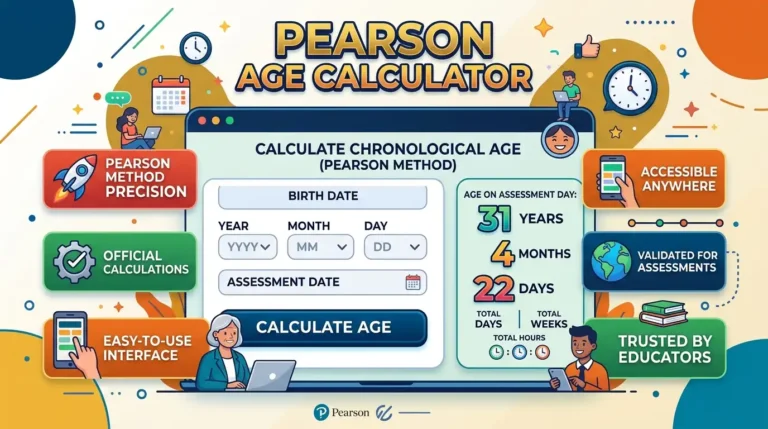 Pearson Age Calculator image