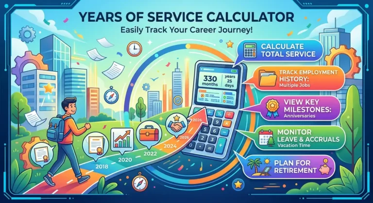 Years of Service Calculator
