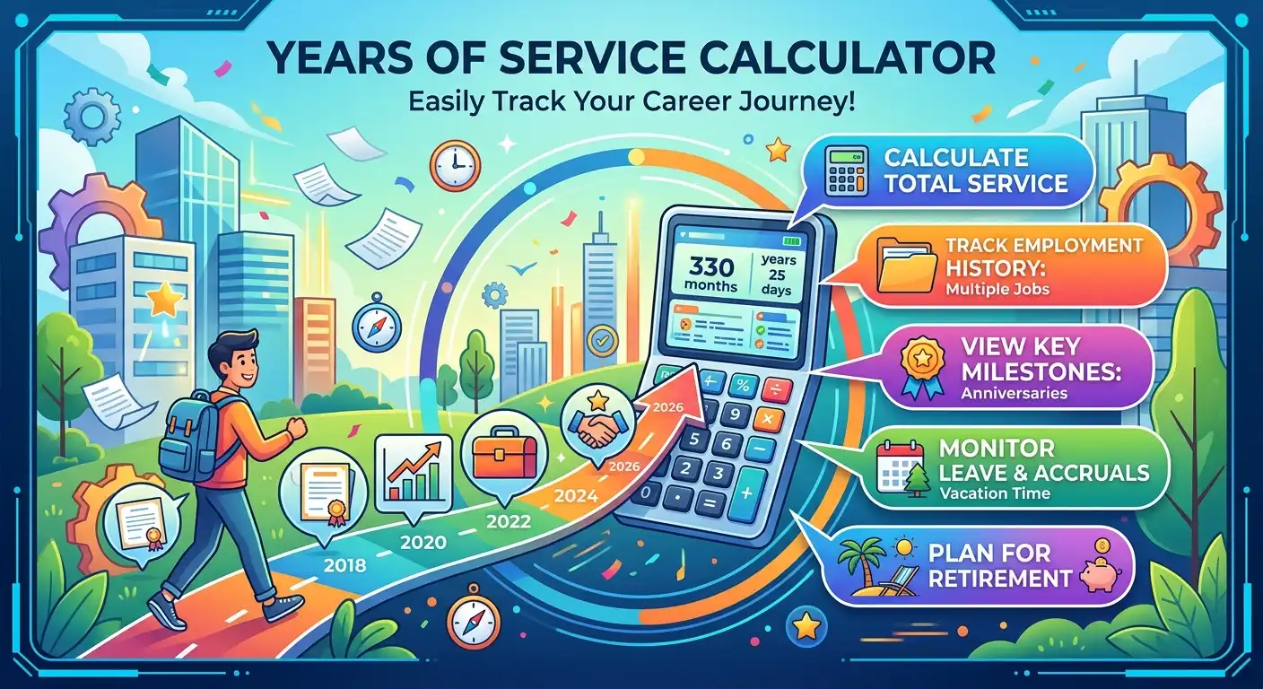 Years of Service Calculator