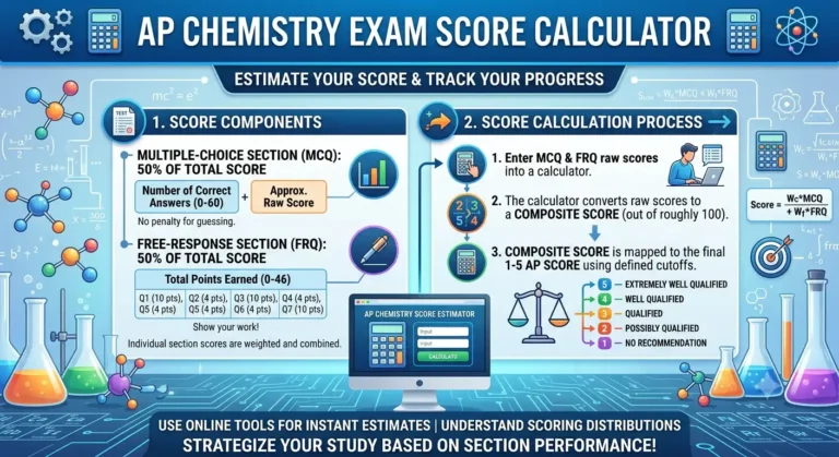 ap chemistry exam score calculator feature image