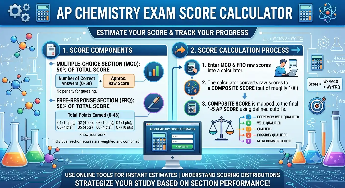 ap chemistry exam score calculator feature image