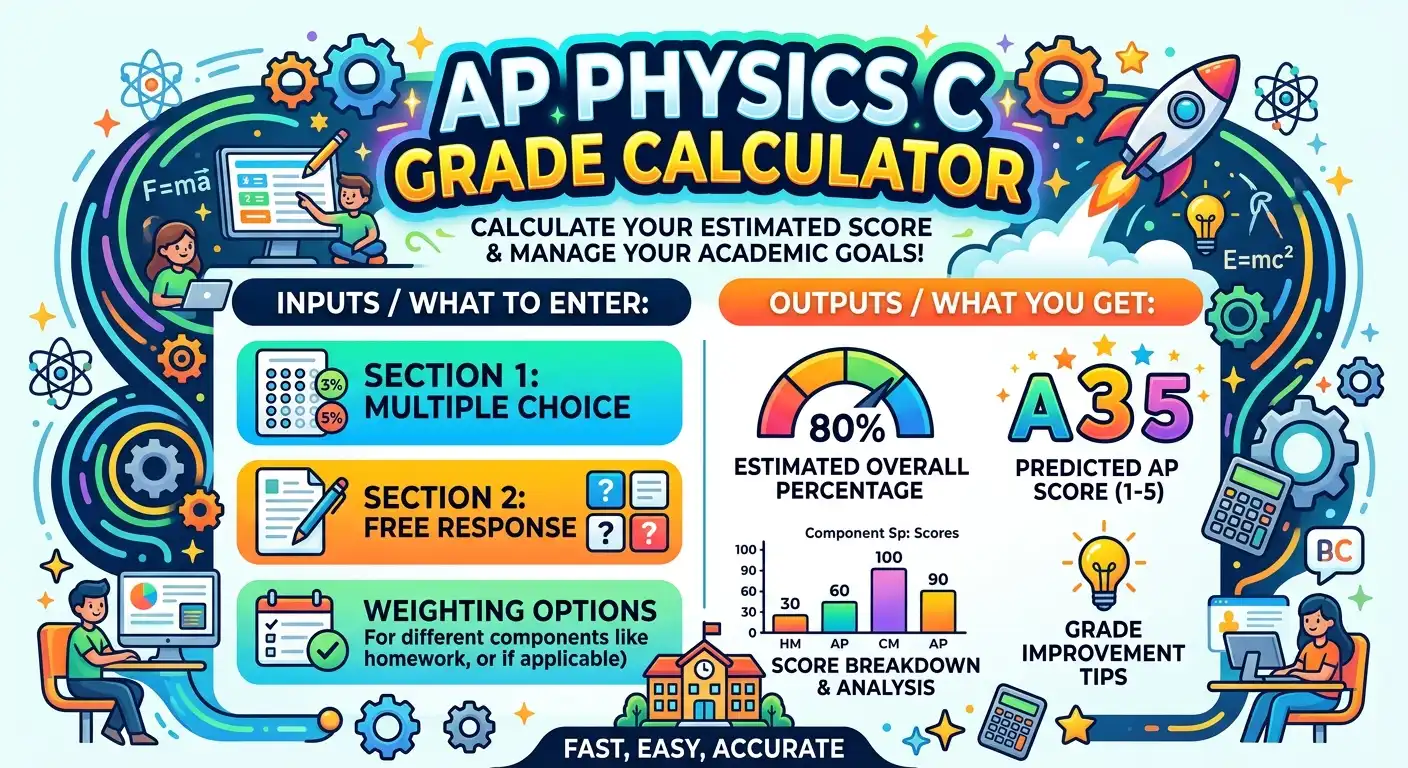 ap physics c grade calculator image