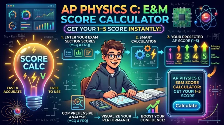 AP Physics E&M Score Calculator