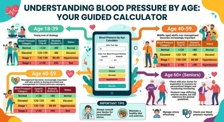 blood pressure by age calculator image