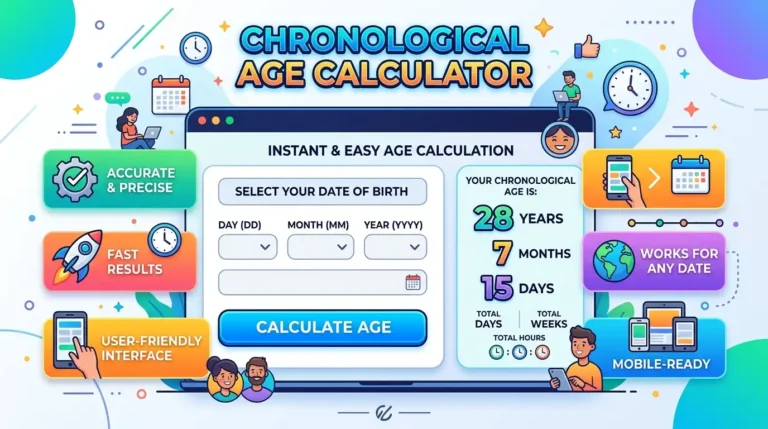 chronological age calculator image
