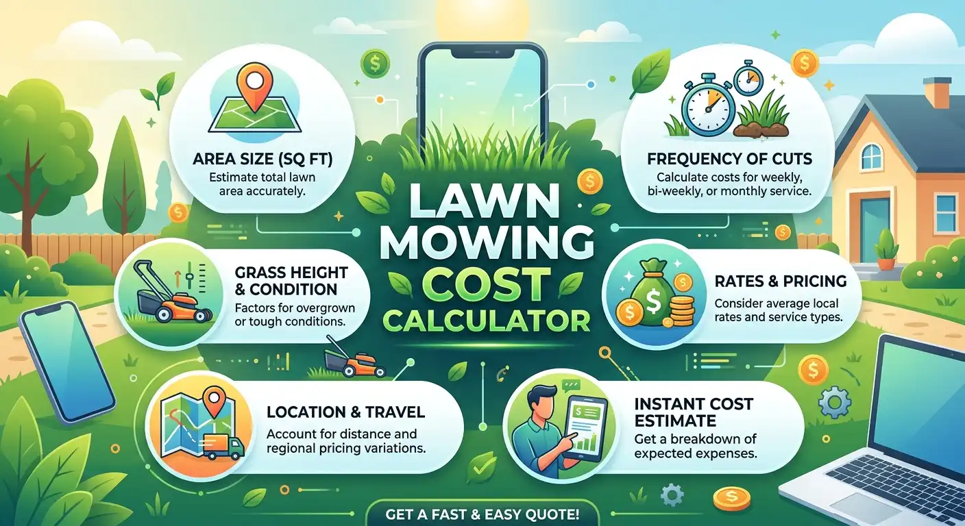 lawn mowing cost calculator image